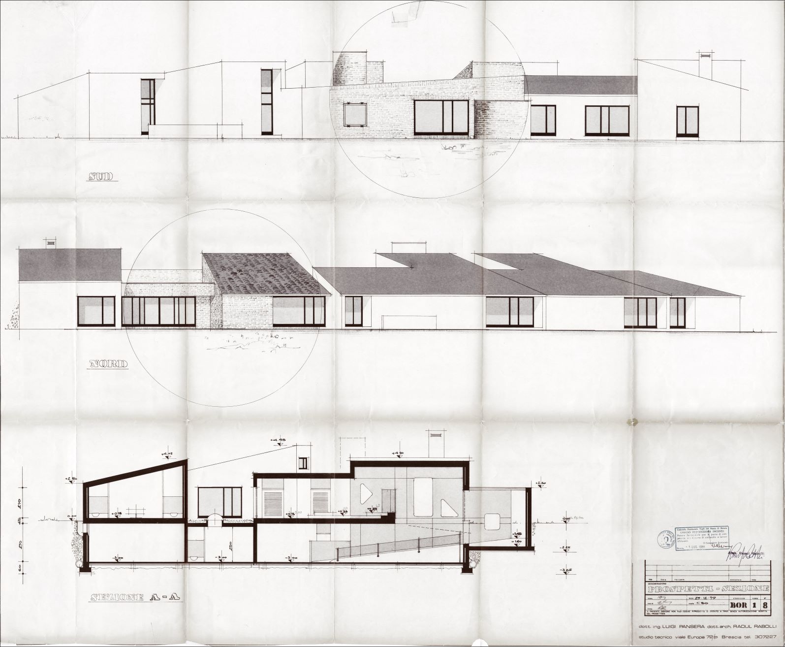 PROGETTO COLLODI 1982_PROSPETTI SEZ