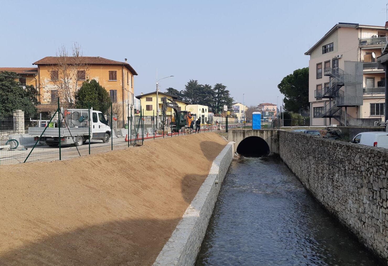 Manutenzione straordinaria del tratto di sponda del Vaso Garzetta delle Fornaci