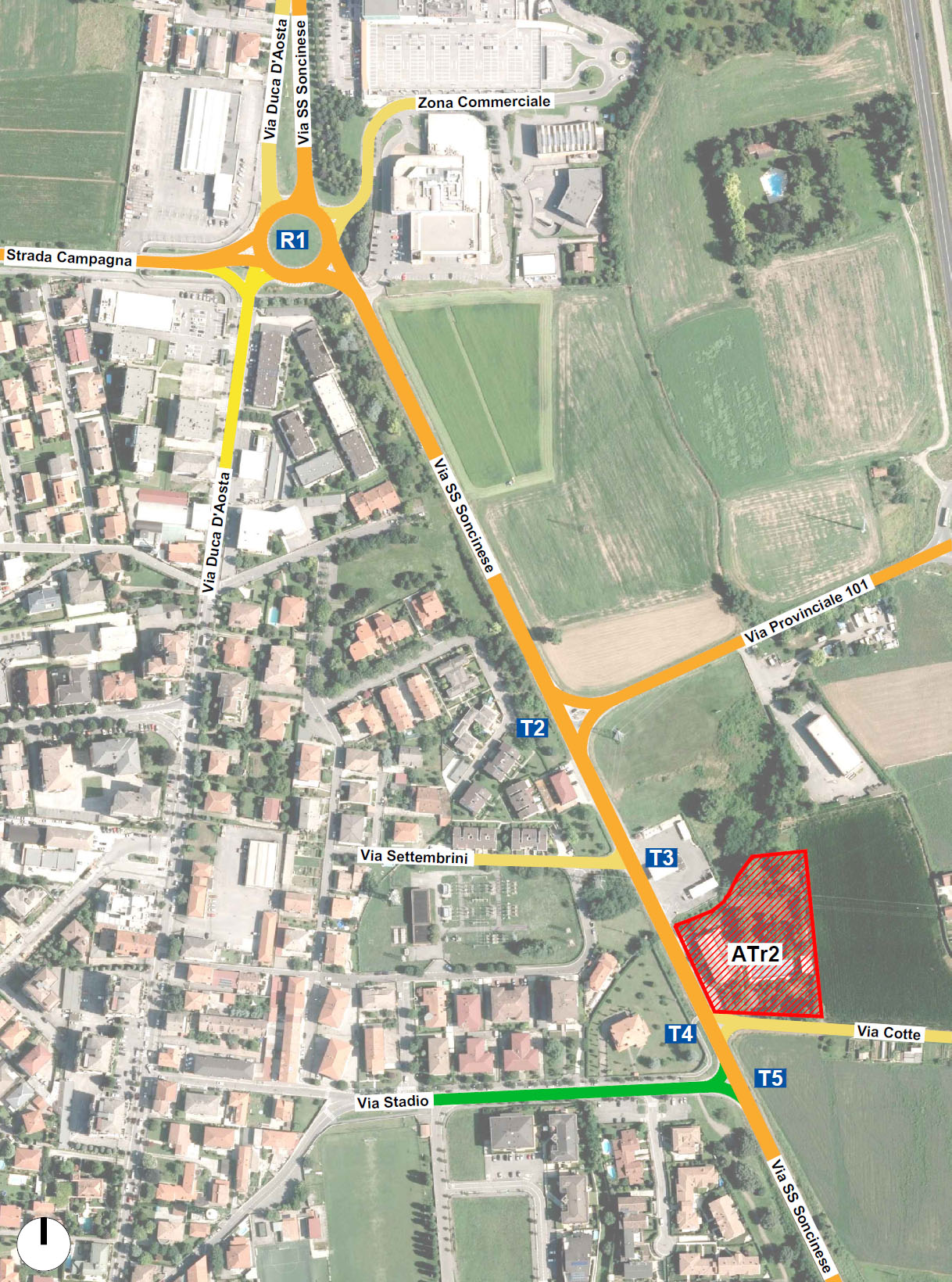 Piano attuativo ATr2 edificio commerciale – Studio del traffico e della viabilità